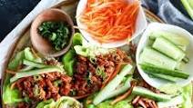 Korean Ground Turkey and Rice Lettuce Wraps Korean Ground Turkey and Rice Lettuce Wraps
