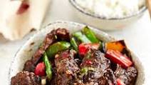 Hunan Beef with Peppers and Asparagus Hunan Beef with Peppers and Asparagus