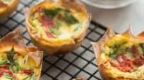 Mini Quiche with Spinach and Roasted Red Peppers Mini Quiche with Spinach and Roasted Red Peppers