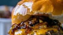 Green Chili Whiskey Onion Burgers Green Chili Whiskey Onion Burgers
