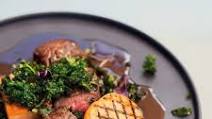 Chef Westley Muller’s grilled venison with dark chocolate sauce Chef Westley Muller’s grilled venison with dark chocolate sauce
