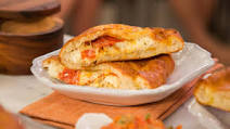Giada's pepperoni and cheese calzone alla checca Recipe Giada's pepperoni and cheese calzone alla checca Recipe