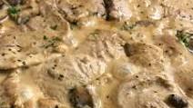Pork Medallions with Tarragon Cream Sauce Pork Medallions with Tarragon Cream Sauce