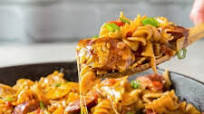 One Pan Cheesy Smoked Sausage Pasta Skillet One Pan Cheesy Smoked Sausage Pasta Skillet