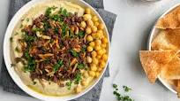 Hummus with Spiced Ground Beef Hummus with Spiced Ground Beef