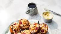 Raspberry-Almond Muffins with Honey Butter Raspberry-Almond Muffins with Honey Butter