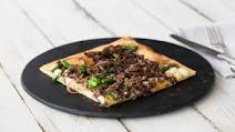 Rosemary Beef Flatbread with Caramelized Onion & Broccoli Rosemary Beef Flatbread with Caramelized Onion & Broccoli