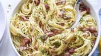 Dairy-free spaghetti carbonara | Asda Good Living Dairy-free spaghetti carbonara | Asda Good Living
