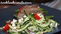 Greek Cucumber Noodle Salad Greek Cucumber Noodle Salad