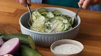 Sour Cream Cucumber Salad Sour Cream Cucumber Salad