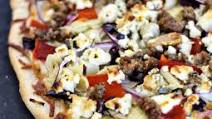 Greek Sausage Pizza Greek Sausage Pizza