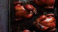 Soy-Ginger-Lacquered Cornish Hens Soy-Ginger-Lacquered Cornish Hens