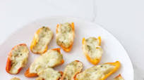 Hummus Stuffed Peppers Hummus Stuffed Peppers