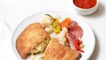 Three-Cheese Calzones Three-Cheese Calzones