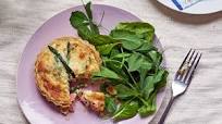 Wild salmon and asparagus quiches Wild salmon and asparagus quiches