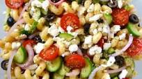 Greek Pasta Salad with Red Wine Vinaigrette Greek Pasta Salad with Red Wine Vinaigrette