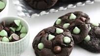 Double Chocolate Mint Chip Cookies Double Chocolate Mint Chip Cookies