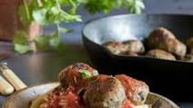 Spaghetti and Aubergine ‘Meat’balls Spaghetti and Aubergine ‘Meat’balls