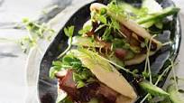Homemade buns with hoisin roast pork Homemade buns with hoisin roast pork