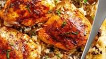 Oven Baked Chicken and Rice