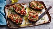 Stuffed aubergines Stuffed aubergines