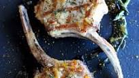 Grilled Tomahawk Pork Chops with Cumin Orange Marmalade Grilled Tomahawk Pork Chops with Cumin Orange Marmalade