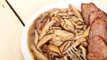 Marinated Venison Steak with Mushrooms Marinated Venison Steak with Mushrooms