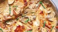 Creamy Sun Dried Tomato Parmesan Chicken (No Cream) Creamy Sun Dried Tomato Parmesan Chicken (No Cream)