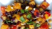 Greek Butternut Squash Salad with Chickpeas & Roasted Peppers Greek Butternut Squash Salad with Chickpeas & Roasted Peppers