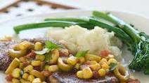 Santa Fe Pork with Corn and Olive Salsa Santa Fe Pork with Corn and Olive Salsa