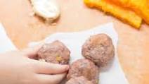 Butternut squash baby beef meatballs Butternut squash baby beef meatballs