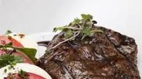 Balsamic-Glazed Flat Iron With Caprese Salad Balsamic-Glazed Flat Iron With Caprese Salad