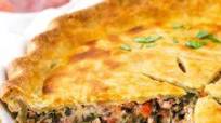 Three Meat Italian Pie Three Meat Italian Pie