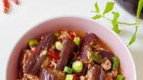 Sichuan Braised Eggplant with Minced Pork Sichuan Braised Eggplant with Minced Pork