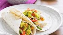 Chicken fajitas with guacamole Chicken fajitas with guacamole
