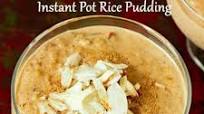 Instant pot rice pudding Instant pot rice pudding
