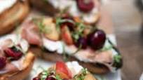 Cherry Bruschetta Recipe with Whipped Goat Cheese and Ricotta Cherry Bruschetta Recipe with Whipped Goat Cheese and Ricotta