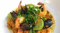 Seafood Paella With Cauliflower Rice & Sofrito Seafood Paella With Cauliflower Rice & Sofrito
