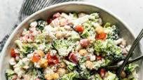 Healthier Broccoli Salad with Greek Yogurt Dressing Healthier Broccoli Salad with Greek Yogurt Dressing