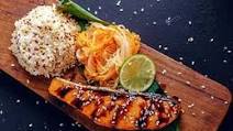 Asian-Style Marinated Salmon Asian-Style Marinated Salmon
