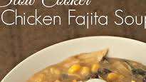 Slow Cooker Creamy Chicken Fajita Soup Slow Cooker Creamy Chicken Fajita Soup