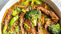 Slow Cooker Mongolian Beef: Whole30, Paleo, Low Carb, GF Slow Cooker Mongolian Beef: Whole30, Paleo, Low Carb, GF