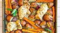 Sheet Pan Chicken Thighs with Veggies Sheet Pan Chicken Thighs with Veggies