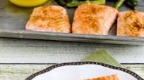 Roasted Lemon Salmon and Asparagus Sheet Pan Meal Roasted Lemon Salmon and Asparagus Sheet Pan Meal