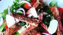 Flank Steak with Arugula and Shaved Parmesan {21 Day Fix} Flank Steak with Arugula and Shaved Parmesan {21 Day Fix}