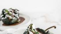 Healthy Mole Chicken Stuffed Poblano Peppers Healthy Mole Chicken Stuffed Poblano Peppers