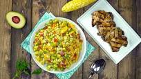 Vietnamese Marinated Grilled Chicken with Corn-and-Avocado Salad Vietnamese Marinated Grilled Chicken with Corn-and-Avocado Salad