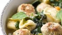 Italian Wedding Soup with Turkey Meatballs Italian Wedding Soup with Turkey Meatballs