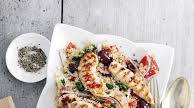 Griddled chicken with quinoa Greek salad Griddled chicken with quinoa Greek salad