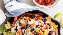 Loaded Vegetarian Nachos Loaded Vegetarian Nachos